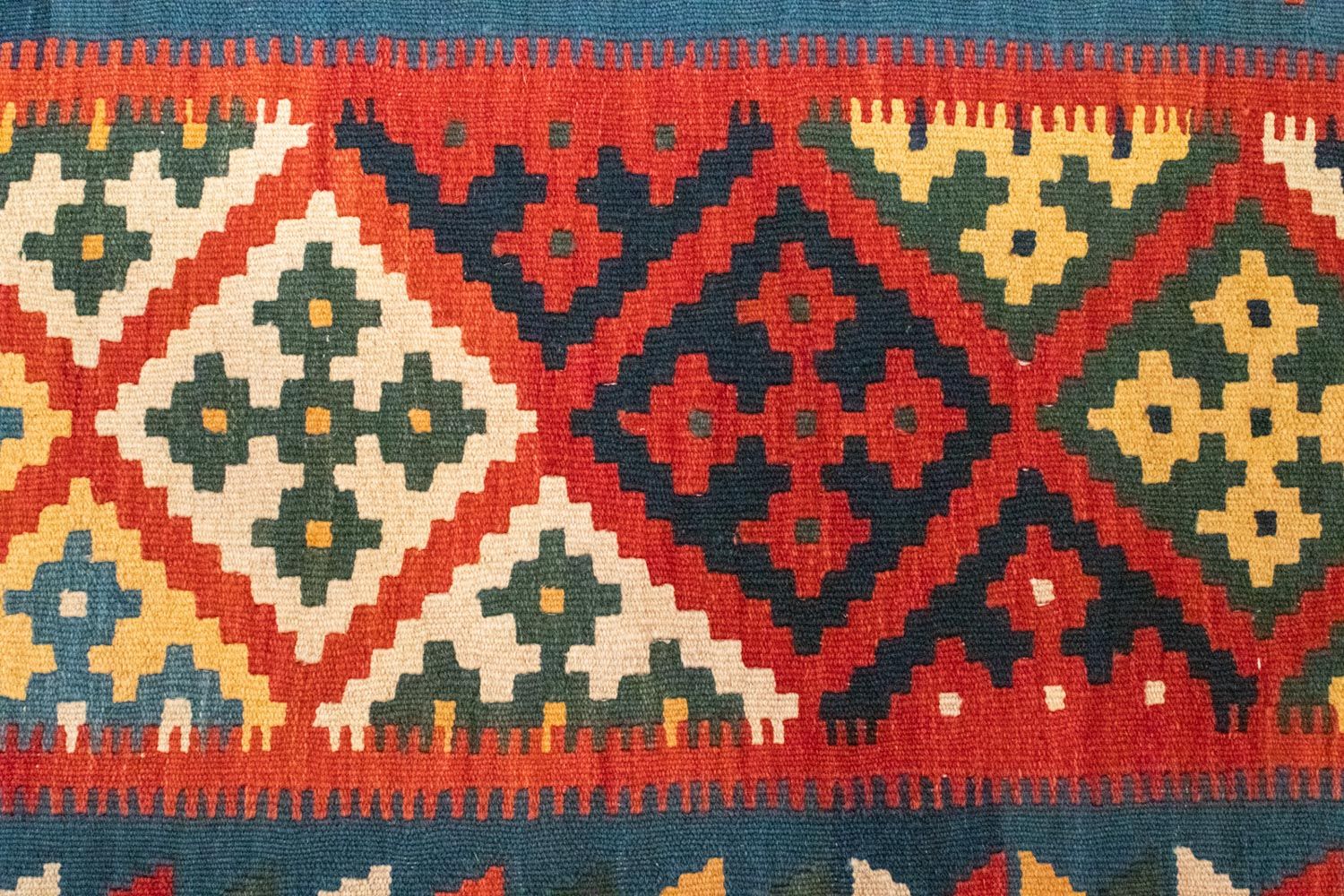 Kelim-tæppe - orientalsk - 121 x 81 cm - rød