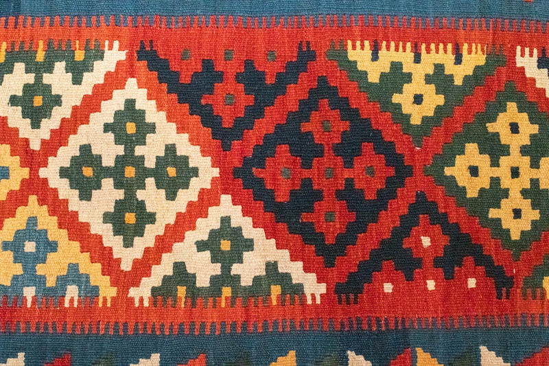 Kelim-tæppe - orientalsk - 121 x 81 cm - rød