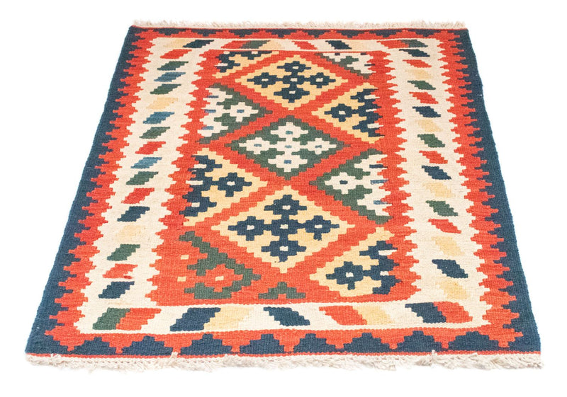 Kelim-tæppe - orientalsk - 120 x 83 cm - orange