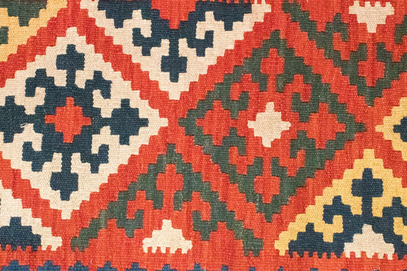 Kelim-tæppe - orientalsk - 122 x 80 cm - orange