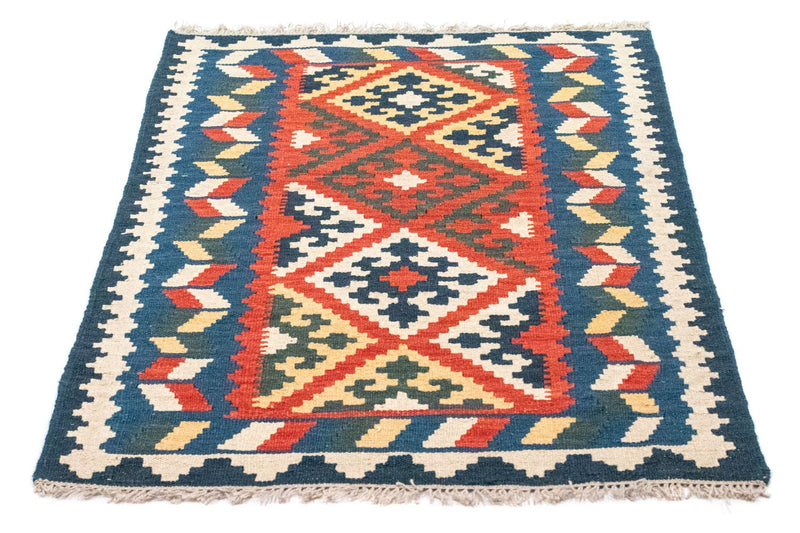 Kelim-tæppe - orientalsk - 122 x 80 cm - orange