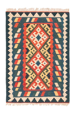 Kelim-tæppe - orientalsk - 124 x 80 cm - orange