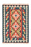 Kelim-tæppe - orientalsk - 124 x 80 cm - orange