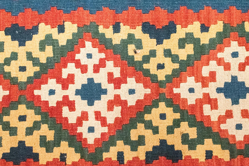Kelim-tæppe - orientalsk - 124 x 80 cm - orange