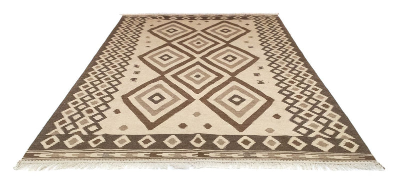 Kelim-tæppe - orientalsk - 308 x 205 cm - beige