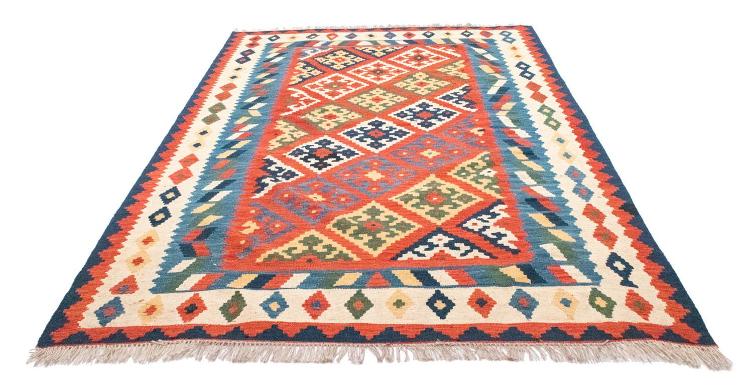 Kelim-tæppe - orientalsk - 254 x 170 cm - rød