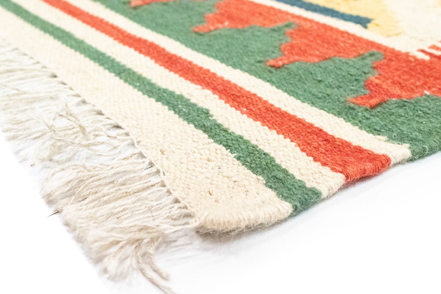 Kelim-tæppe - orientalsk - 236 x 170 cm - orange