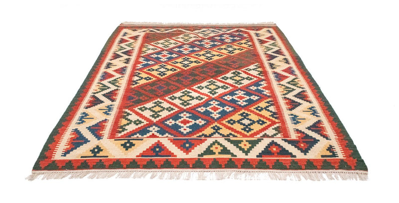 Kelim-tæppe - orientalsk - 236 x 170 cm - orange