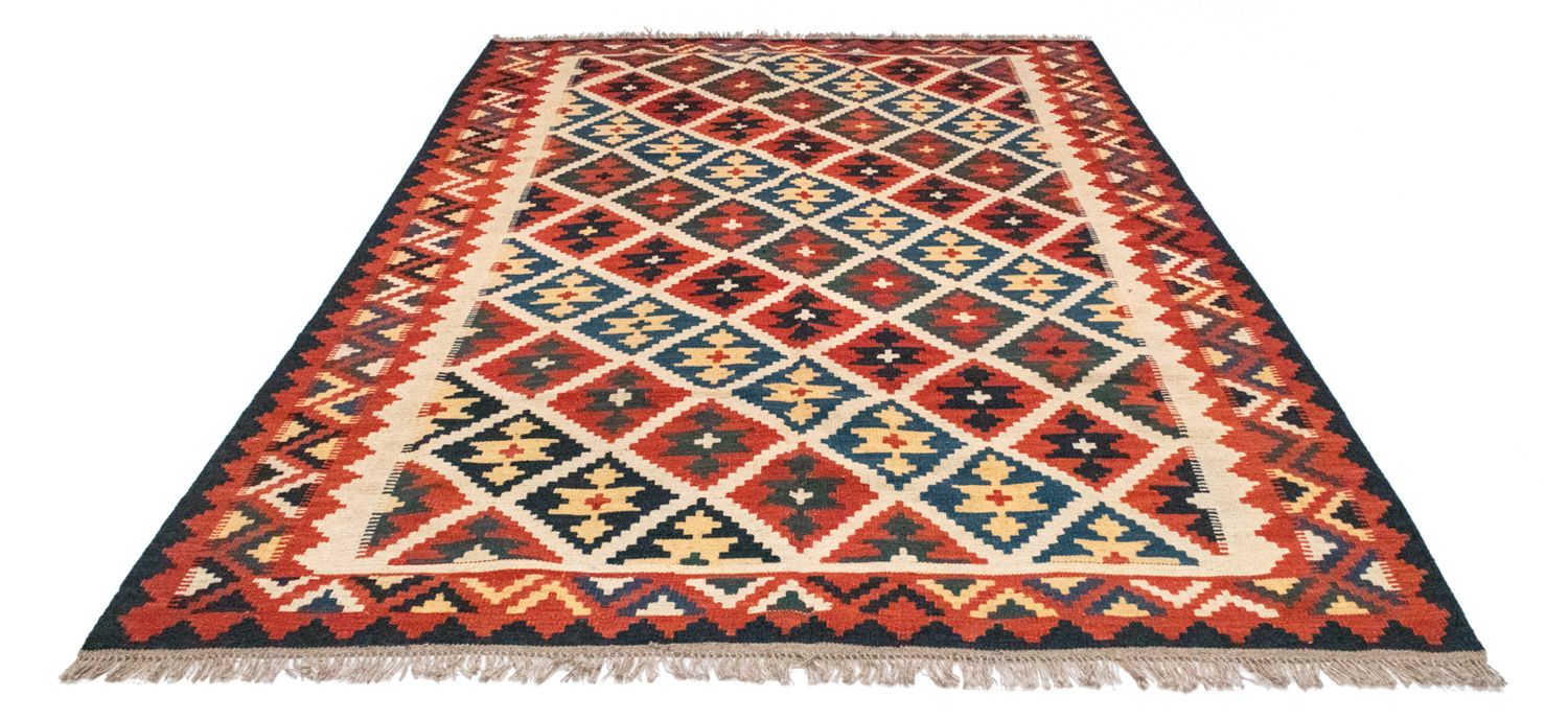 Kelim-tæppe - orientalsk - 260 x 180 cm - orange