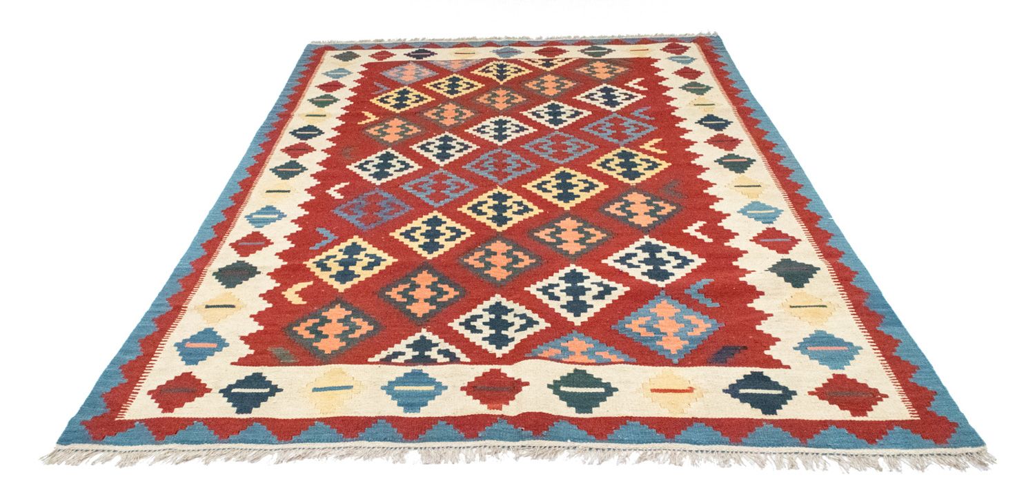 Kelim-tæppe - orientalsk - 258 x 170 cm - orange