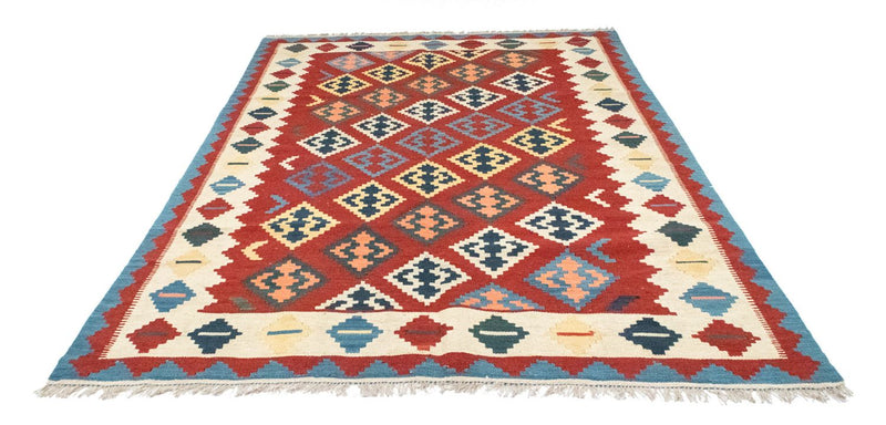 Kelim-tæppe - orientalsk - 258 x 170 cm - orange
