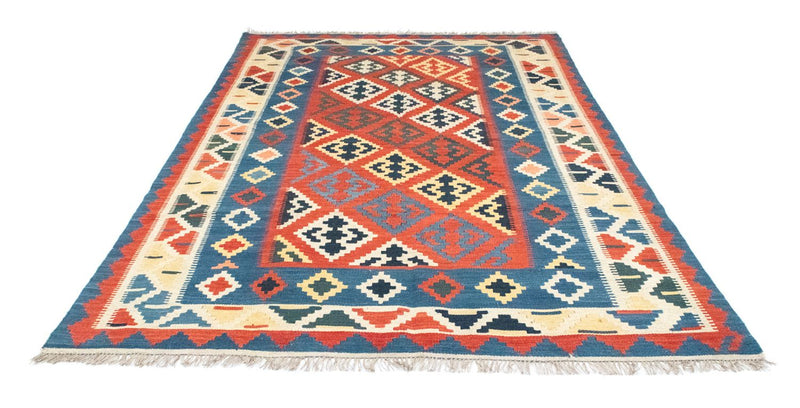 Kelim-tæppe - orientalsk - 257 x 172 cm - orange