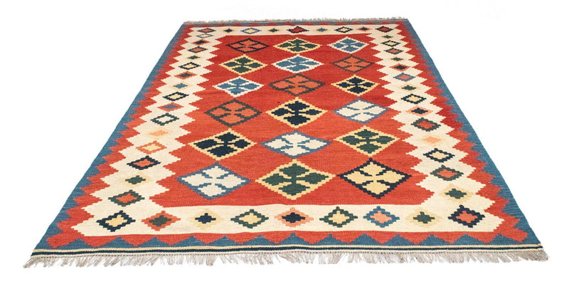 Kelim-tæppe - orientalsk - 240 x 166 cm - orange