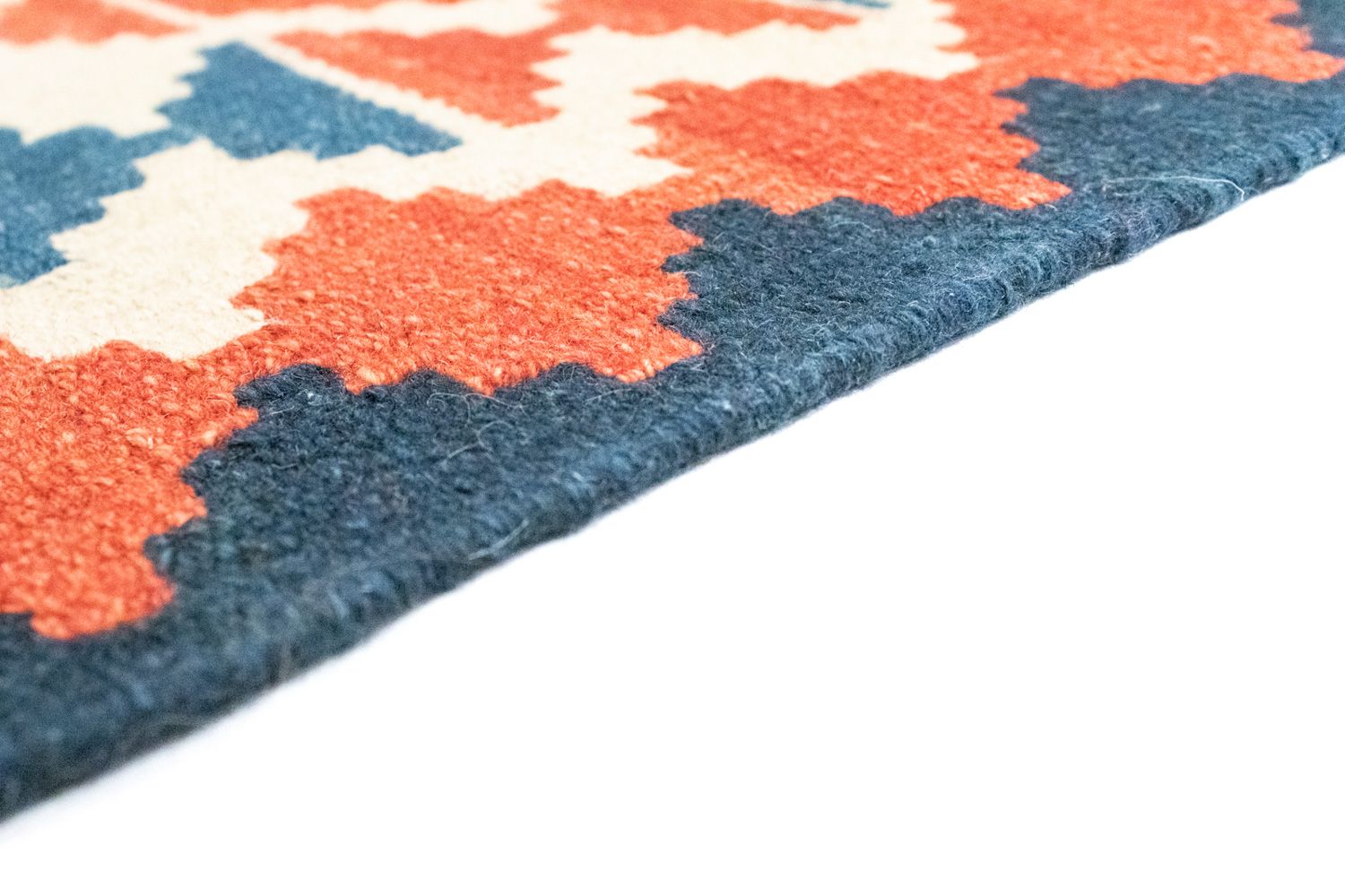 Kelim-tæppe - orientalsk - 240 x 170 cm - orange