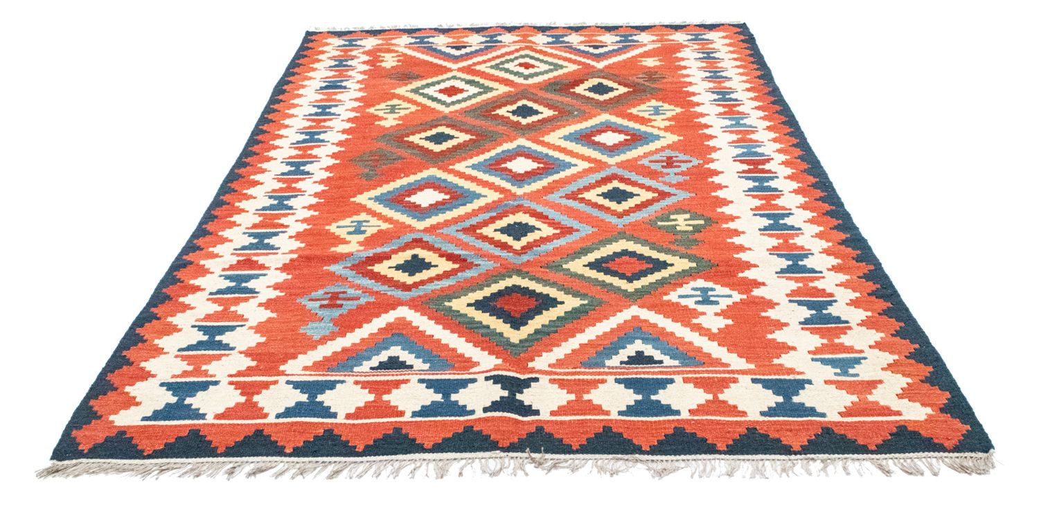 Kelim-tæppe - orientalsk - 240 x 170 cm - orange