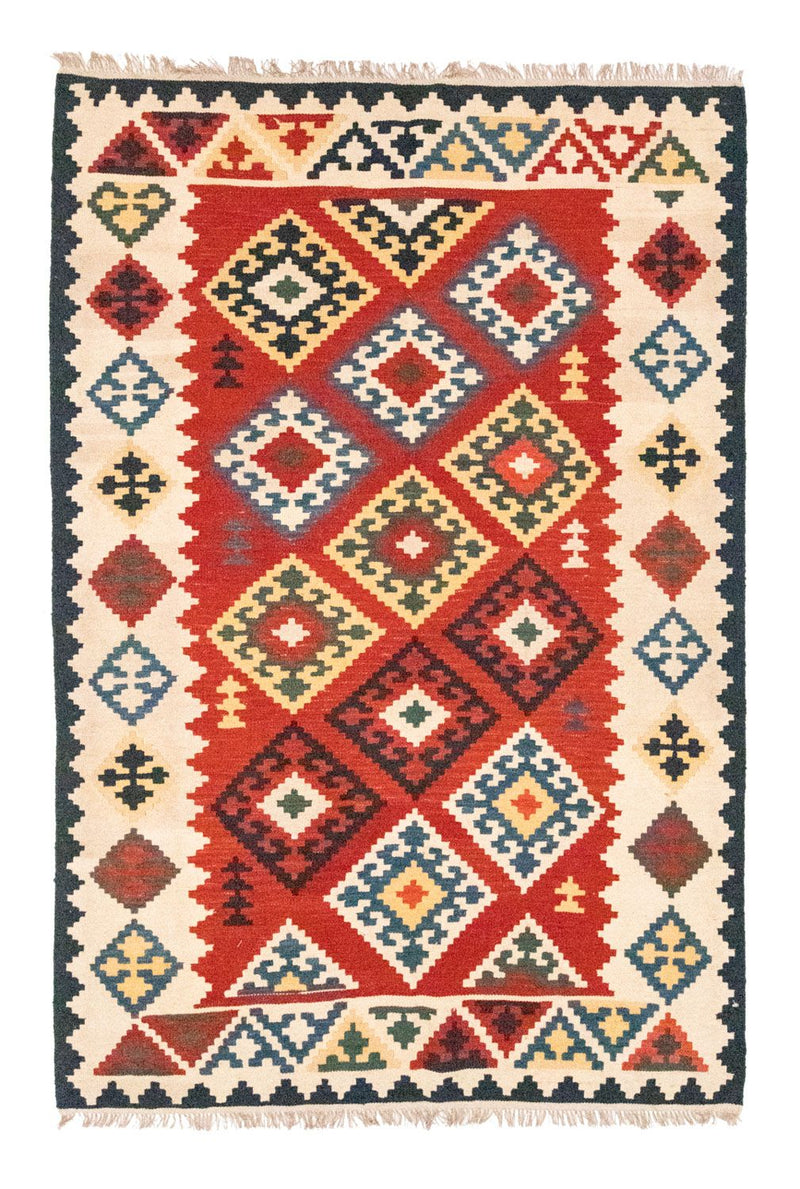Kelim-tæppe - orientalsk - 265 x 175 cm - orange