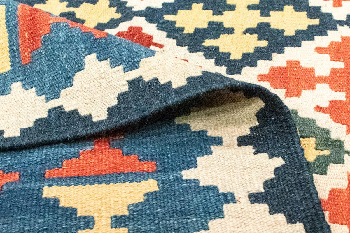 Kelim-tæppe - orientalsk - 248 x 170 cm - orange