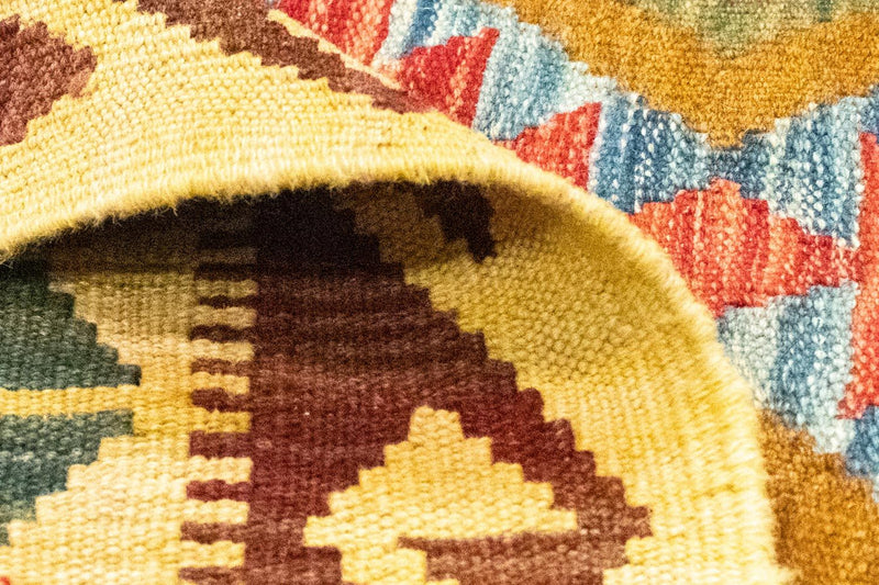 Kelim-tæppe - orientalsk - 256 x 151 cm - brun