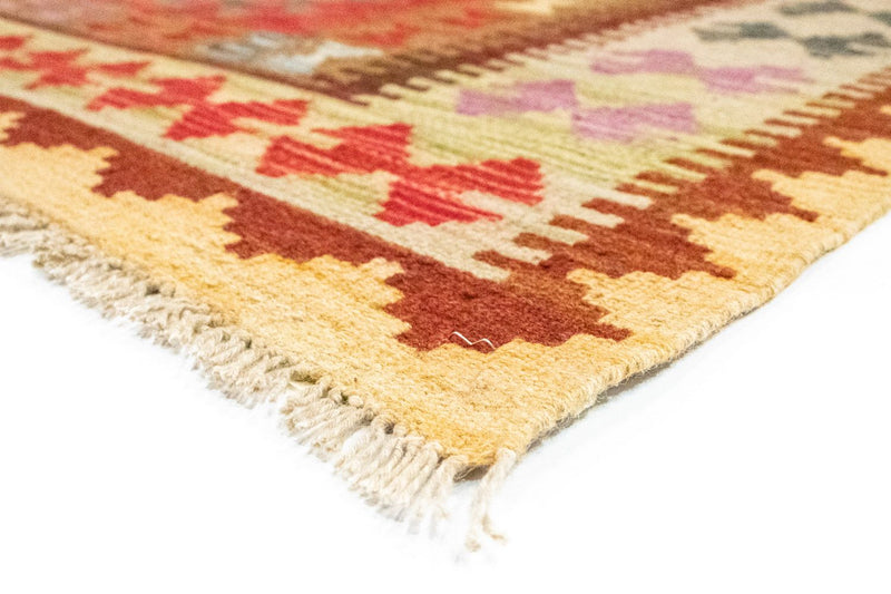 Kelim-tæppe - orientalsk - 242 x 156 cm - orange