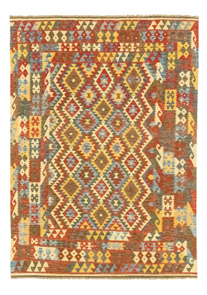 Kelim-tæppe - orientalsk - 289 x 206 cm - flerfarvet