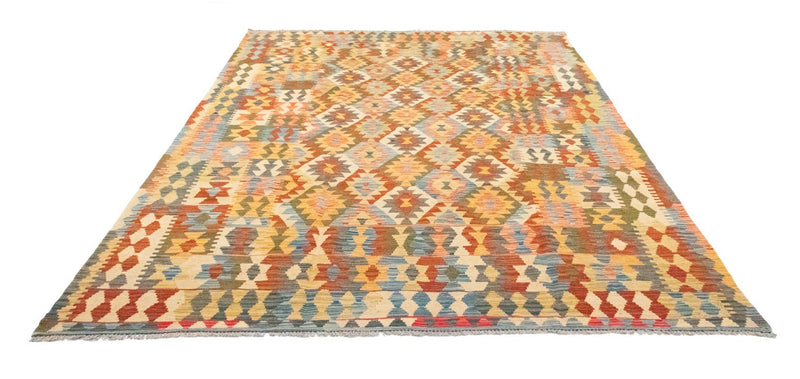 Kelim-tæppe - orientalsk - 298 x 198 cm - brun