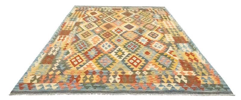 Kelim-tæppe - orientalsk - 296 x 197 cm - flerfarvet