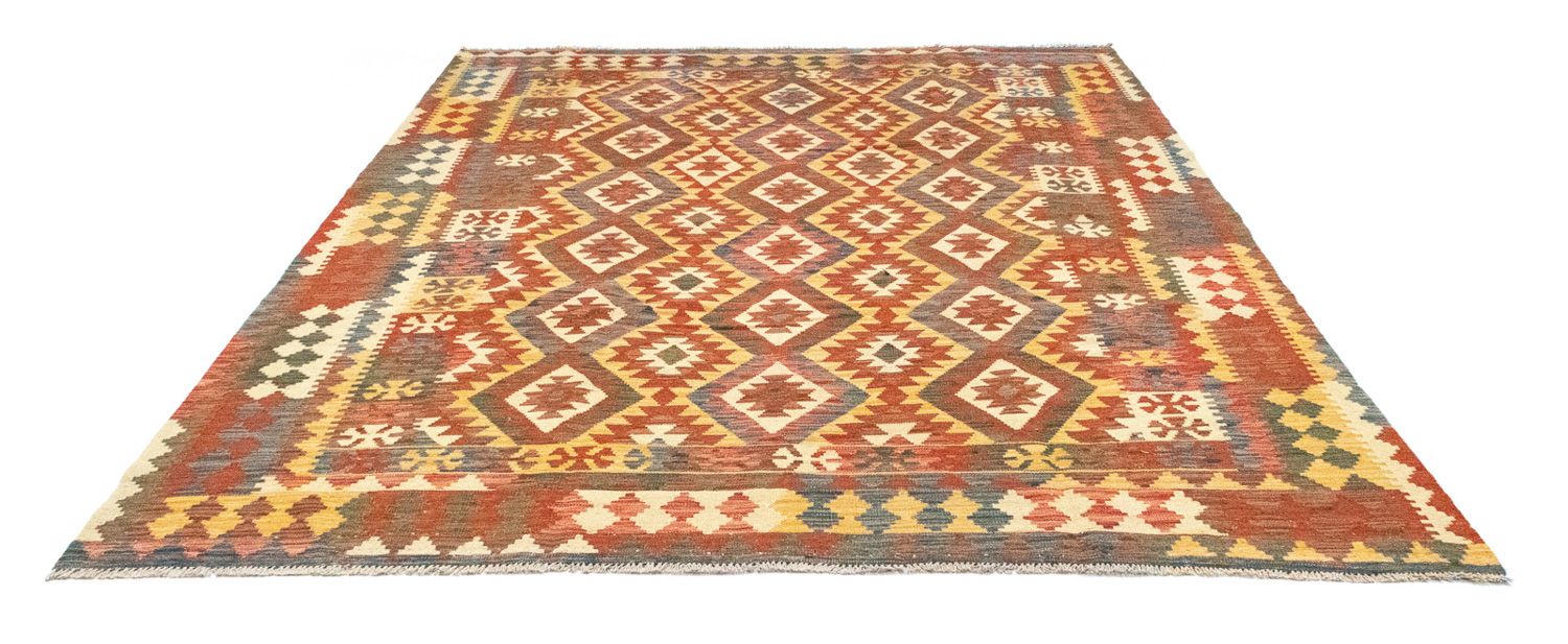 Kelim-tæppe - orientalsk - 287 x 201 cm - brun