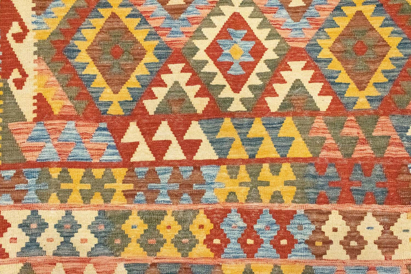 Kelim-tæppe - orientalsk - 300 x 207 cm - brun