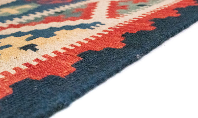 Kelim-tæppe - orientalsk - 297 x 202 cm - orange