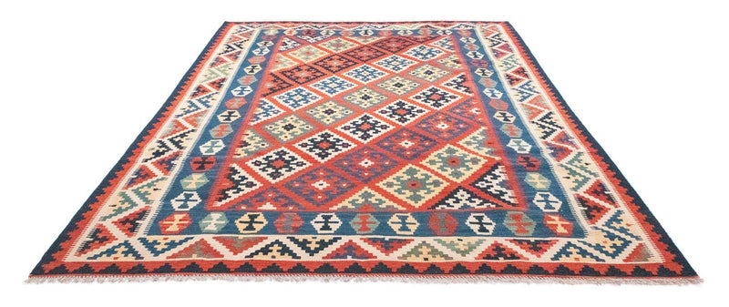 Kelim-tæppe - orientalsk - 297 x 202 cm - orange