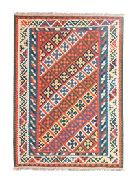 Kelim-tæppe - orientalsk - 300 x 208 cm - orange
