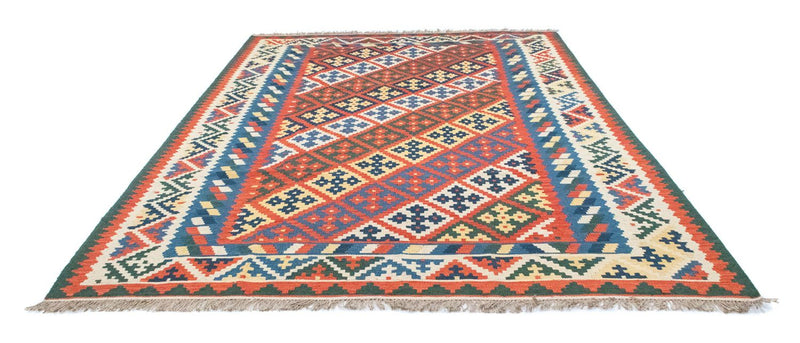 Kelim-tæppe - orientalsk - 300 x 208 cm - orange