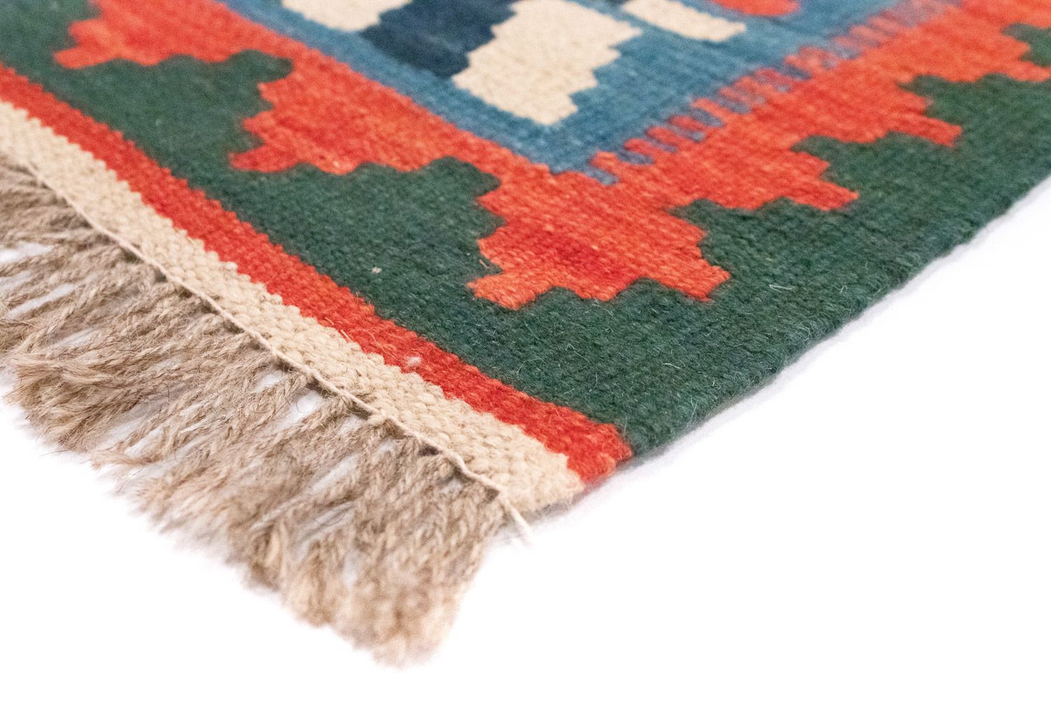 Kelim-tæppe - orientalsk - 300 x 205 cm - orange