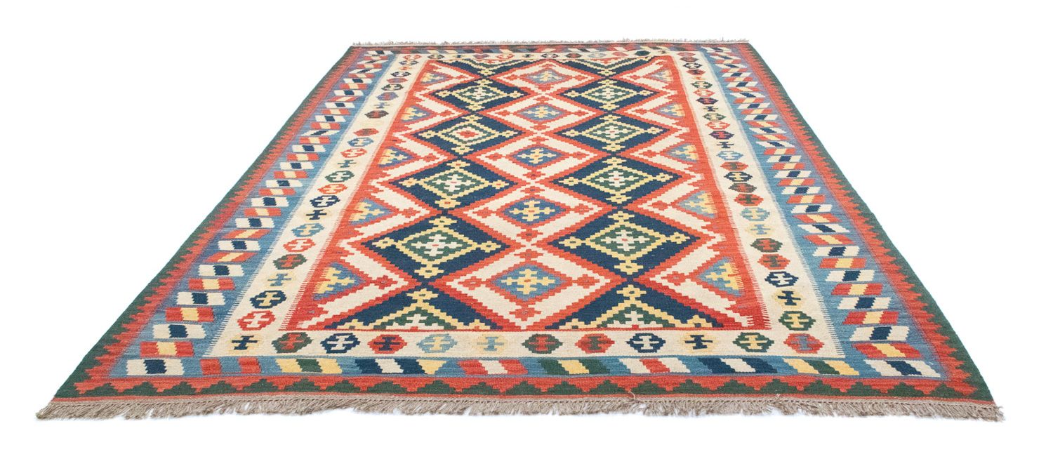 Kelim-tæppe - orientalsk - 300 x 205 cm - orange