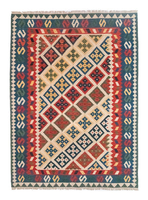Kelim-tæppe - orientalsk - 290 x 203 cm - flerfarvet