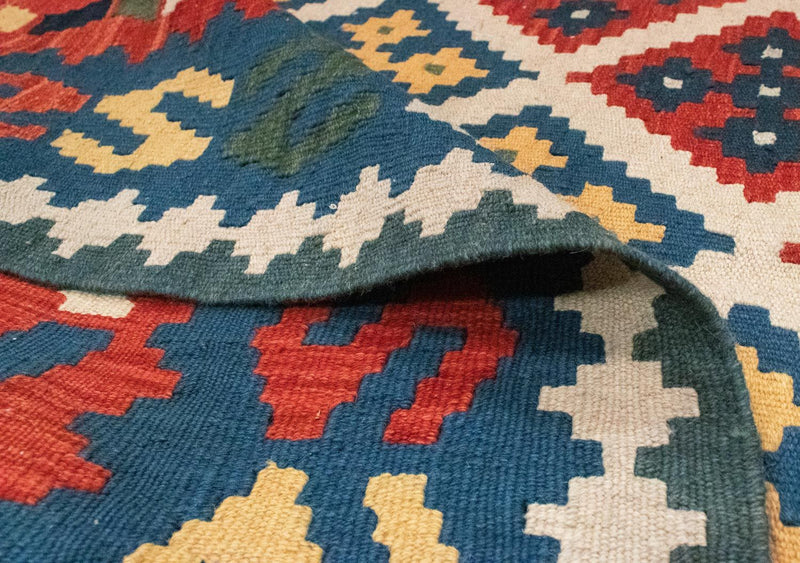 Kelim-tæppe - orientalsk - 290 x 203 cm - flerfarvet