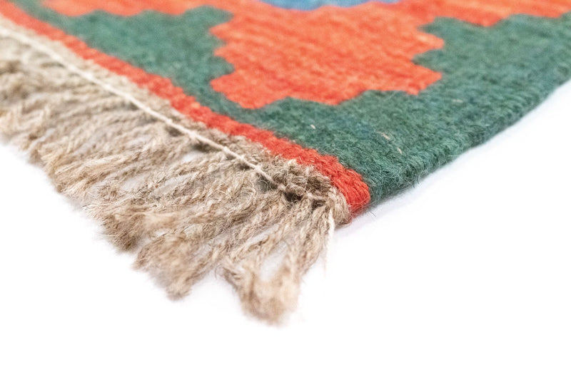 Kelim-tæppe - orientalsk - 297 x 207 cm - orange