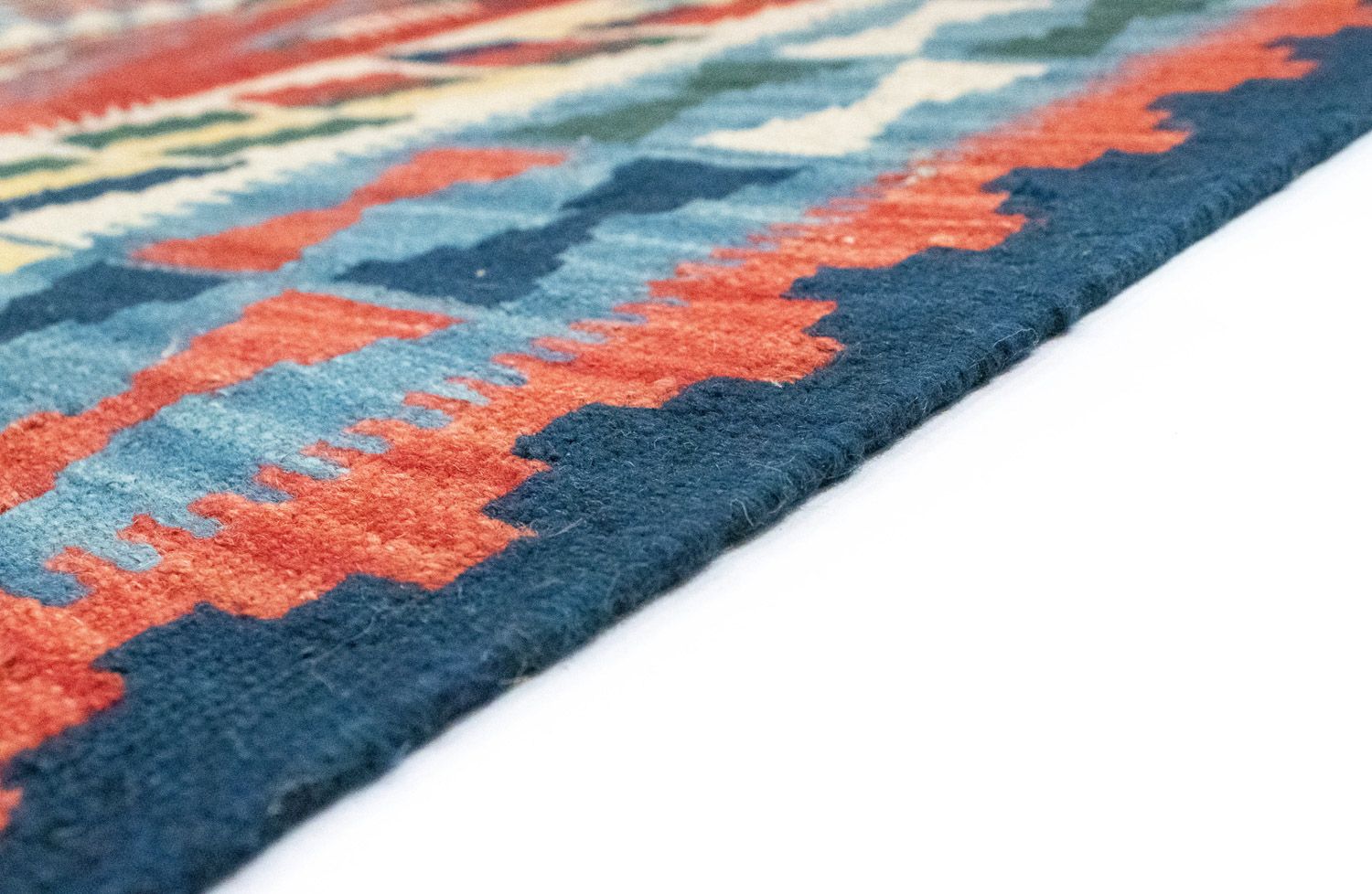 Kelim-tæppe - orientalsk - 293 x 205 cm - orange