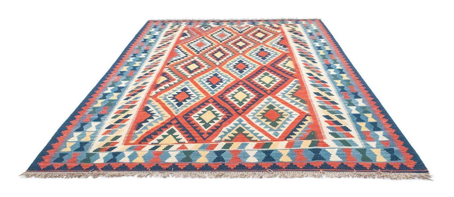 Kelim-tæppe - orientalsk - 293 x 205 cm - orange