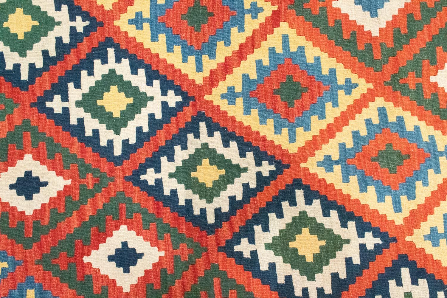 Kelim-tæppe - orientalsk - 300 x 204 cm - orange