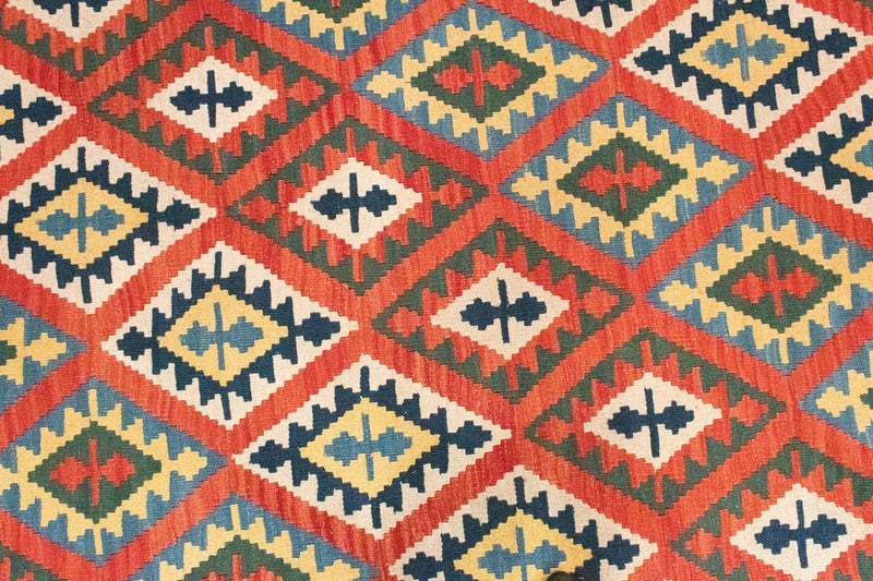 Kelim-tæppe - orientalsk - 290 x 211 cm - rød