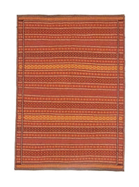 Kelim-tæppe - orientalsk - 235 x 165 cm - orange