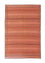 Kelim-tæppe - orientalsk - 244 x 173 cm - orange