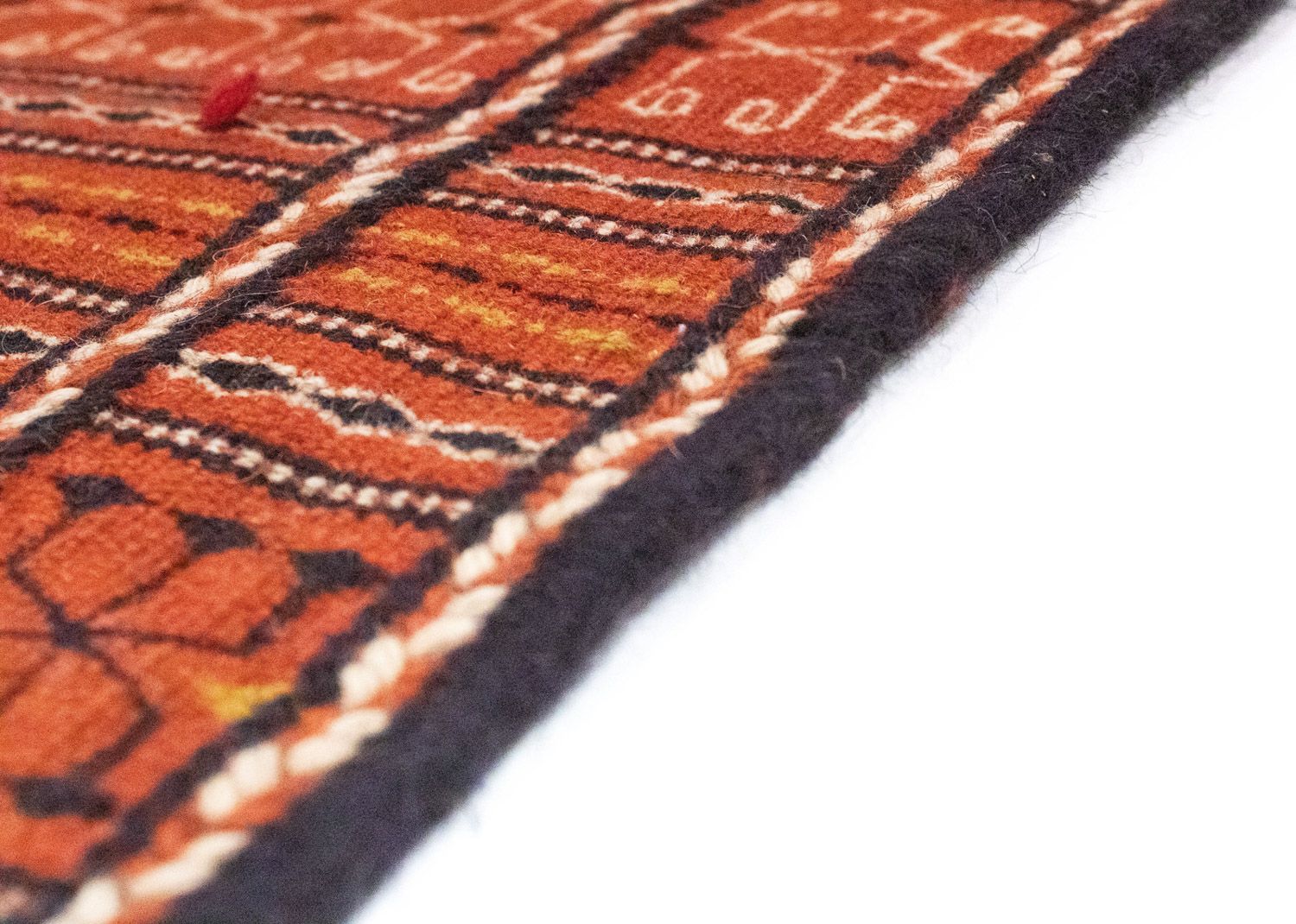 Kelim-tæppe - orientalsk - 244 x 173 cm - orange