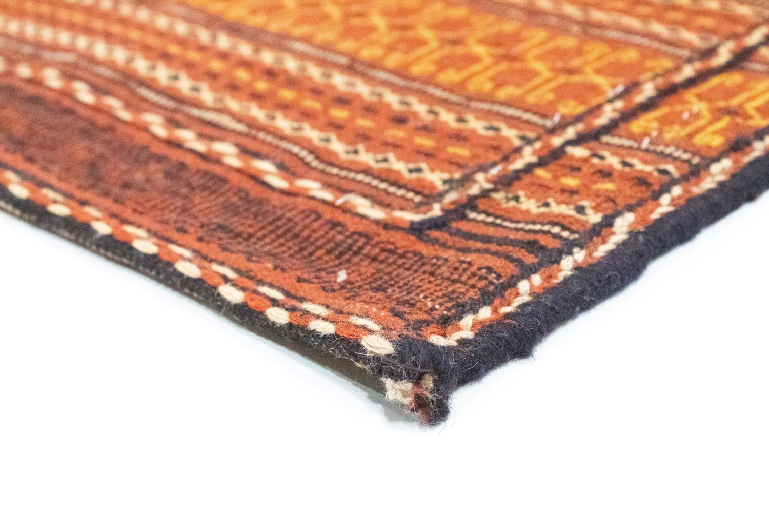 Kelim-tæppe - orientalsk - 232 x 173 cm - orange