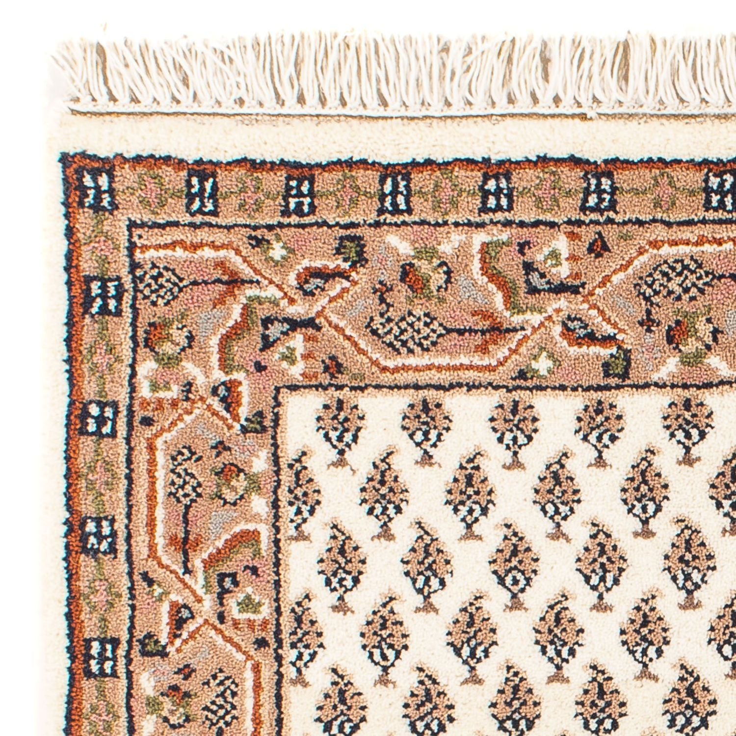 Orientalsk tæppe - Mir - Indus - 90 x 60 cm - beige