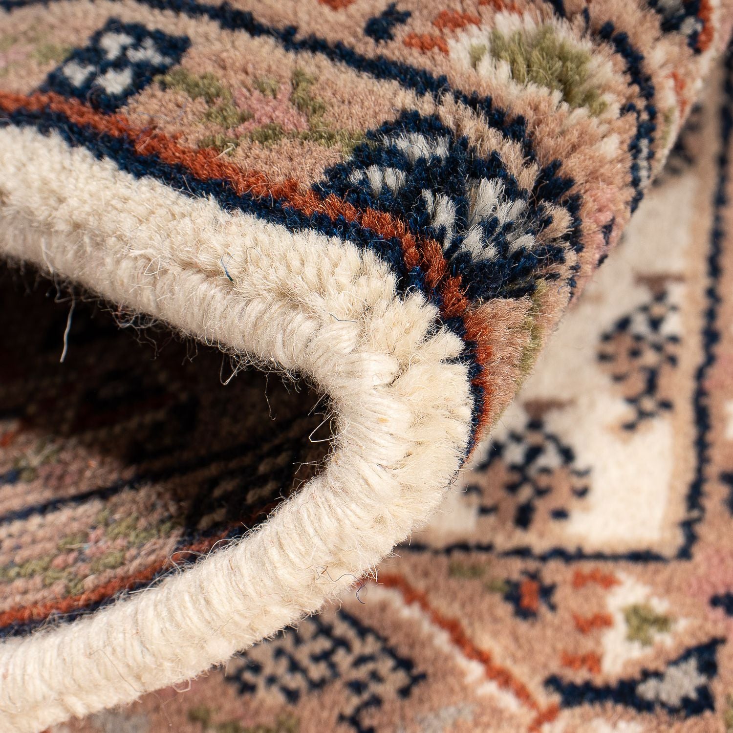 Orientalsk tæppe - Mir - Indus - 90 x 60 cm - beige