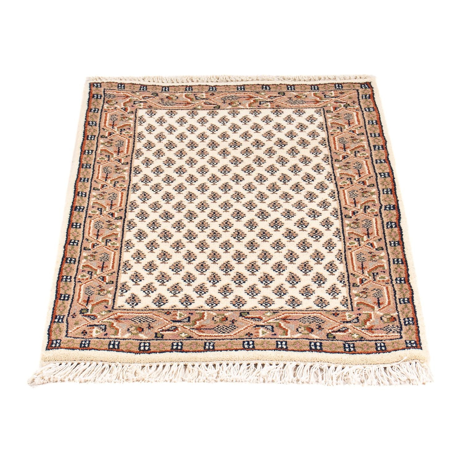 Orientalsk tæppe - Mir - Indus - 90 x 60 cm - beige