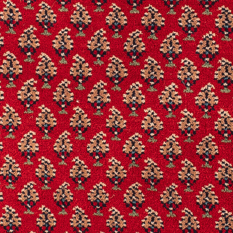 Orientalsk tæppe - Mir - Indus - 90 x 60 cm - mørkerød