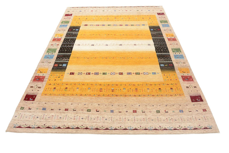 Gabbeh-tæppe - Loribaft Indus - 245 x 173 cm - flerfarvet